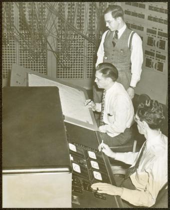 Georgia Tech's A/C Network Calculator in 1948 and 1950. The system provided years of service to the power industry of the South and the nation.